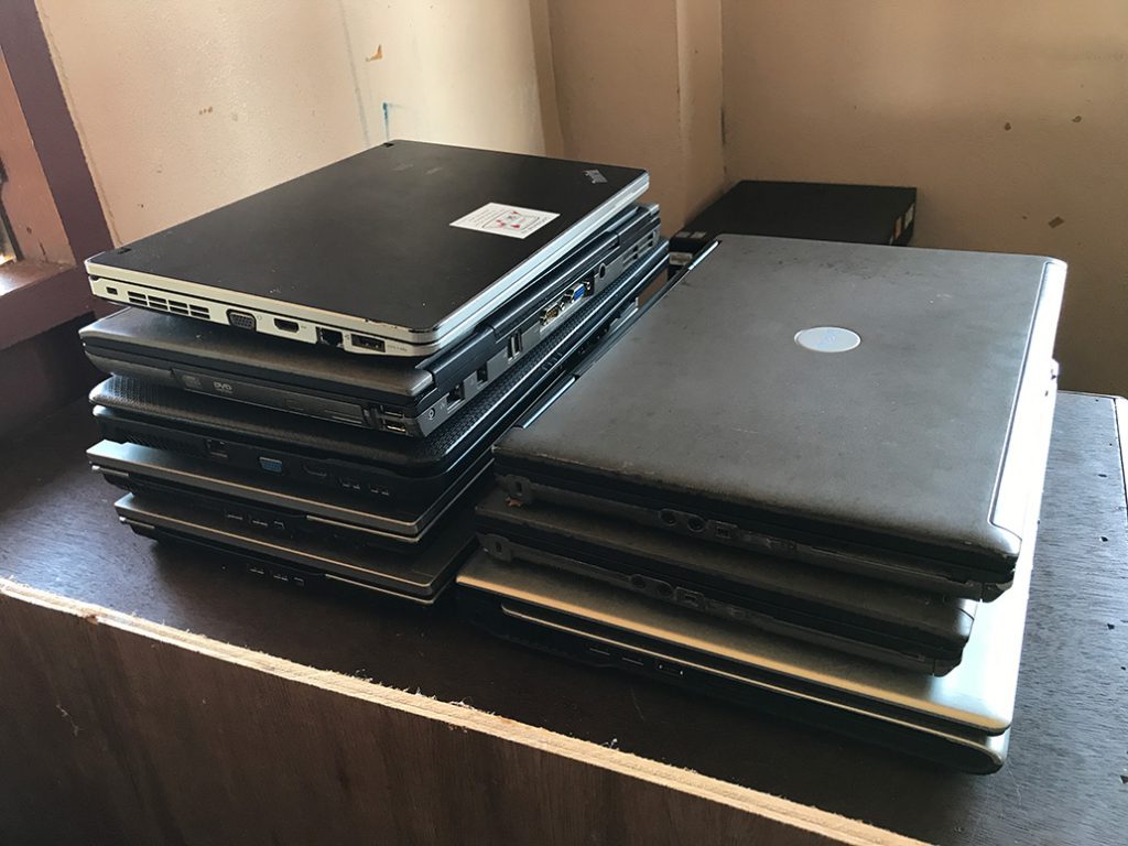 Our laptops are broken now. They had been in use for over three years.